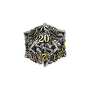 LPG Dice Dragon Rage Dice Set Chrome/Gold