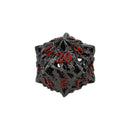 LPG Dice Dragon Rage Dice Set Black/Red