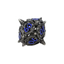 LPG Dice Xeno Hollow Dice Set Steel/Blue