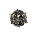 LPG Dice Xeno Hollow Dice Set Bloodied Metal