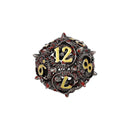 LPG Dice Xeno Hollow Dice Set Bloodied Metal