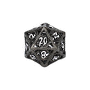 LPG Dice Dragon Hollow Dice Set Metal/Black