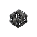 LPG Dice Dragon Hollow Dice Set Metal/Black