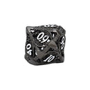 LPG Dice Dragon Hollow Dice Set Metal/Black