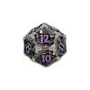LPG Dice Dragon Hollow Dice Set Metal/Purple
