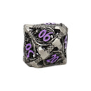 LPG Dice Dragon Hollow Dice Set Metal/Purple