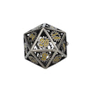 LPG Dice Clockwork Sun Dice Set Chrome/Gold