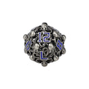 LPG Dice Tentacular Dice Set Steel/Blue