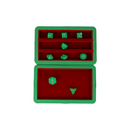 LPG Essentials Dice Case Teal / Crimson