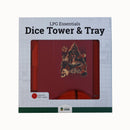 LPG Essentials Dice Tower and Mat Scarlet / Copper