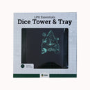 LPG Essentials Dice Tower and Mat Slate / Lich green
