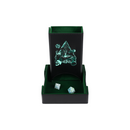 LPG Essentials Dice Tower and Mat Slate / Lich green