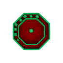 LPG Essentials Dice Arena Teal / Crimson