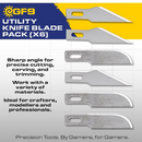 Gale Force 9: Precision Hobby Tools Utility Knife Blade Pack 6
