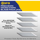 Gale Force 9: Precision Hobby Tools Precision Micro Knife Blade Pack 5