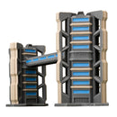 Hextech Terrain: Trinity City Binary Towers