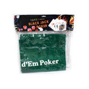 Blackjack & Poker Mat Board Game
