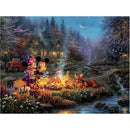 Puzzle Kinkade Disney 500Pc 4In1