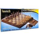 Combo Chess 3-In-1 19" Launch Board Game