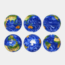 Puzzle Sphere 9" Marble Earth
