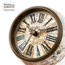 Puzzle Clock Country Brown