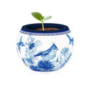 Puzzle 3D Flowerpot Oriental Birds