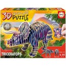 Puzzle 3D Creature Triceratops