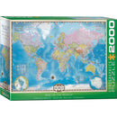 Puzzle Map Of The World 2000pc