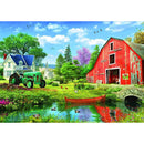 Puzzle The Red Barn 1000pc *Tin*