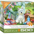 Puzzle Scottie Dog Picnic 500pcXL