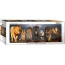 Puzzle Big Cats Panoramic 1000pc
