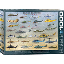Puzzle Military Helicopters 1000pc