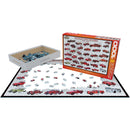 Puzzle Vintage Fire Engines 1000pc