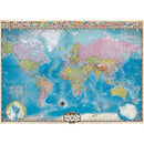 Puzzle Map Of The World W/Flags 1000P