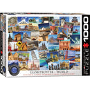 Puzzle Globetrotter World 1000pc