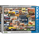 Puzzle Vintage Ads Jeep 1000pc