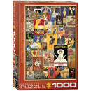 Puzzle Variety Vintage Posters 1000pc