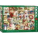 Puzzle Vintage Christmas Cards 1000pc