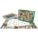 Puzzle Vintage Christmas Cards 1000pc