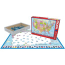 Puzzle Map Of The Usa 1000pc
