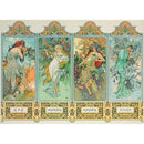 Puzzle Mucha The Four Seasons 1000pc