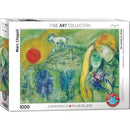 Puzzle Chagall Lovers Of Vence 1000P