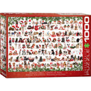 Puzzle Holiday Dogs 1000pc