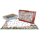 Puzzle Holiday Dogs 1000pc