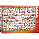 Puzzle Holiday Cats 1000pc