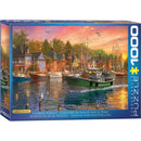 Puzzle Harbor Sunset 1000pc