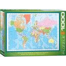 Puzzle Map Of The World 1000pc