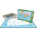 Puzzle Map Of The World 1000pc