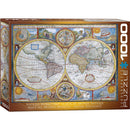 Puzzle Antique World Map