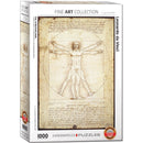 Puzzle Da Vinci Vitruvian Man 1000pc
